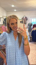 Load image into Gallery viewer, Reagan Blue Stylish Dress

