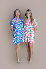Load image into Gallery viewer, Coral Floral Pattern Dress
