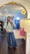 Load image into Gallery viewer, Allie Gathered Sage Top
