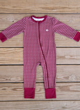 Load image into Gallery viewer, Texas Maroon &amp; Gray Baby Zip Up
