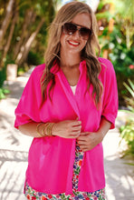 Load image into Gallery viewer, Sutton Pink Button Down Top
