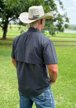 Load image into Gallery viewer, Black Pearl Snap Western Pocket Cowboy Fit
