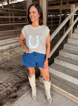 Load image into Gallery viewer, Horseshoe Knit Top
