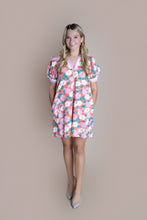 Load image into Gallery viewer, Coral Floral Pattern Dress

