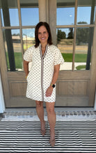 Load image into Gallery viewer, Ashlyn Brown Polka Dot Dress
