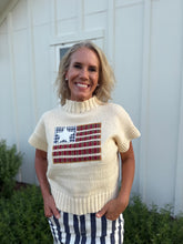 Load image into Gallery viewer, American Flag Patchwork Top
