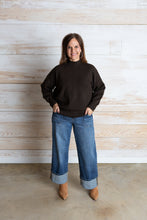Load image into Gallery viewer, Chocolate Solid Sweater
