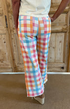 Load image into Gallery viewer, Colorful Plaid Jeans
