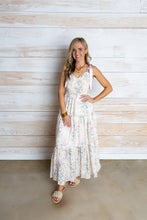 Load image into Gallery viewer, Dusty Pink Floral Eyelet Dress
