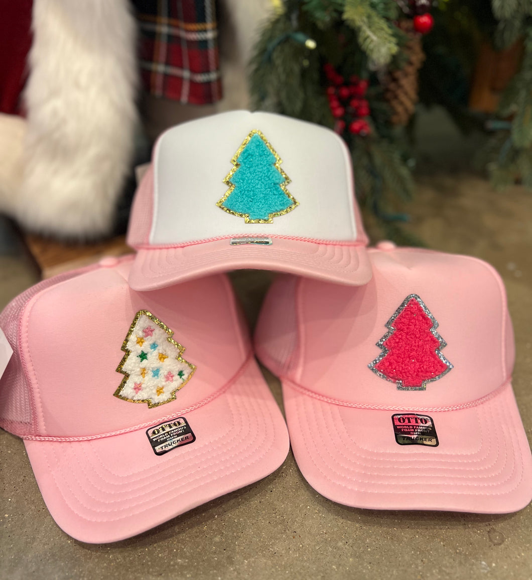 Christmas Tree Trucker Hats