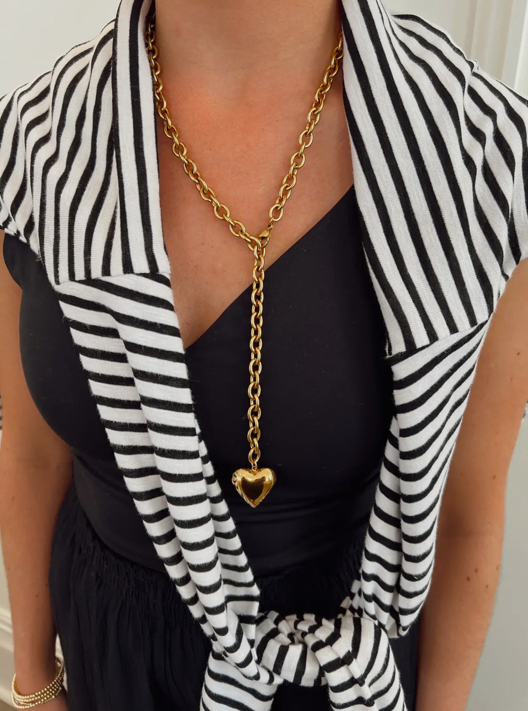 Medium Wrap Around Gold Heart