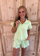 Load image into Gallery viewer, Mint Green Scalloped Set
