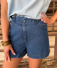 Load image into Gallery viewer, Dark Denim Bit Short

