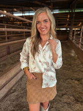 Load image into Gallery viewer, Spice It Up Checkered Skirt
