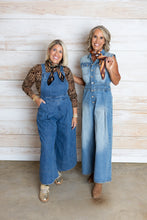 Load image into Gallery viewer, Light Wash Denim Jumpsuit
