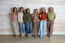 Load image into Gallery viewer, Rust Solid Flare Sweater
