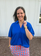 Load image into Gallery viewer, Jane Royal Blue Top
