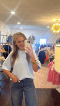 Load image into Gallery viewer, Allie Gathered Baby Blue Top
