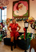 Load image into Gallery viewer, Red Ruffle Romper
