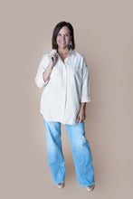 Load image into Gallery viewer, Taupe Striped Long Sleeve Shirt
