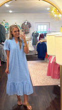 Load image into Gallery viewer, Reagan Blue Stylish Dress
