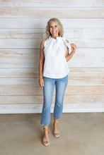 Load image into Gallery viewer, White Bow Halter Top
