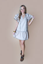 Load image into Gallery viewer, Cheetah Layered Ruffle Dress
