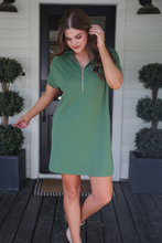 Load image into Gallery viewer, Ezra Olive Textured Dress
