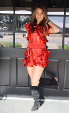 Load image into Gallery viewer, Red Ruffle Romper

