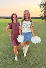 Load image into Gallery viewer, Wine Washed Denim Dress
