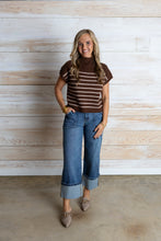 Load image into Gallery viewer, Chocolate Stripe Sweater Vest
