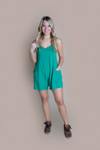Load image into Gallery viewer, Green Athletic Romper

