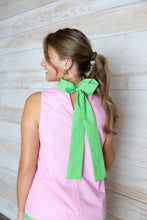 Load image into Gallery viewer, Sassy Pink &amp; Green Halter Dress
