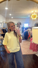 Load image into Gallery viewer, Allie Gathered Yellow Top
