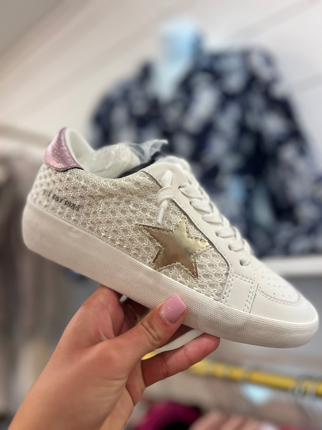 Reflex White & Rose Sneaker