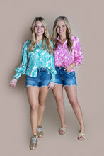 Load image into Gallery viewer, Pink Design Long Sleeve Top
