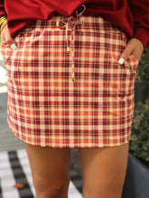 Load image into Gallery viewer, Thankful Plaid Skort
