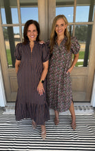 Load image into Gallery viewer, Olive Floral Maxi Dress
