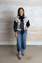 Load image into Gallery viewer, Black Bow Silk Top
