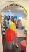 Load image into Gallery viewer, Sloane Neon Coral Button Down
