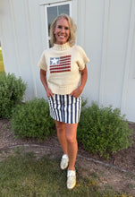 Load image into Gallery viewer, American Flag Patchwork Top
