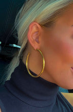 Load image into Gallery viewer, Gold Large Hoops
