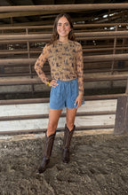Load image into Gallery viewer, Chocolate Ranch Sheer Top
