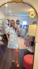 Load image into Gallery viewer, Blue Spring Floral Dress
