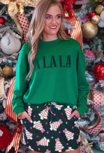 Load image into Gallery viewer, Fa La La Velvet Patch Luxe Pullover Top
