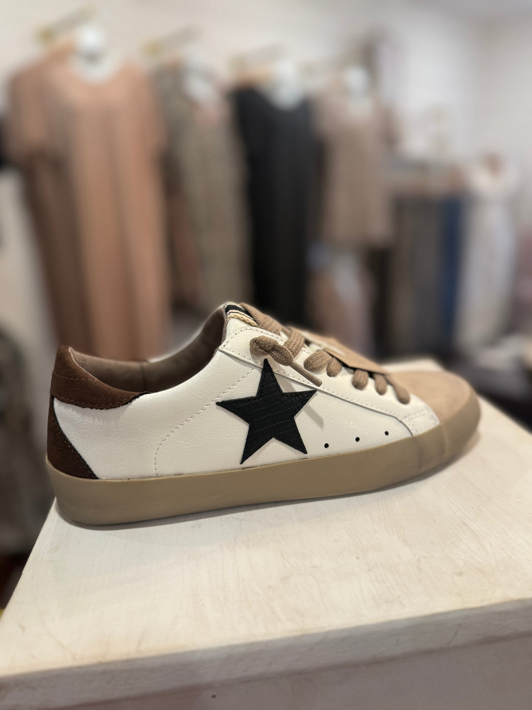 Pamela Chocolate Brown Shu Shop Sneaker