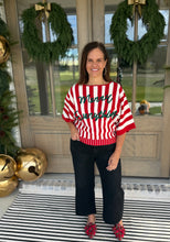 Load image into Gallery viewer, Merry Everything Red Sweater Top
