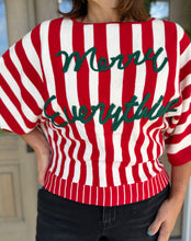 Load image into Gallery viewer, Merry Everything Red Sweater Top
