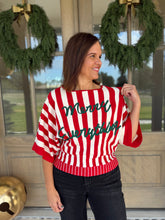 Load image into Gallery viewer, Merry Everything Red Sweater Top
