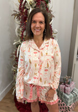 Load image into Gallery viewer, Bows &amp; Bubbly Pajama Set
